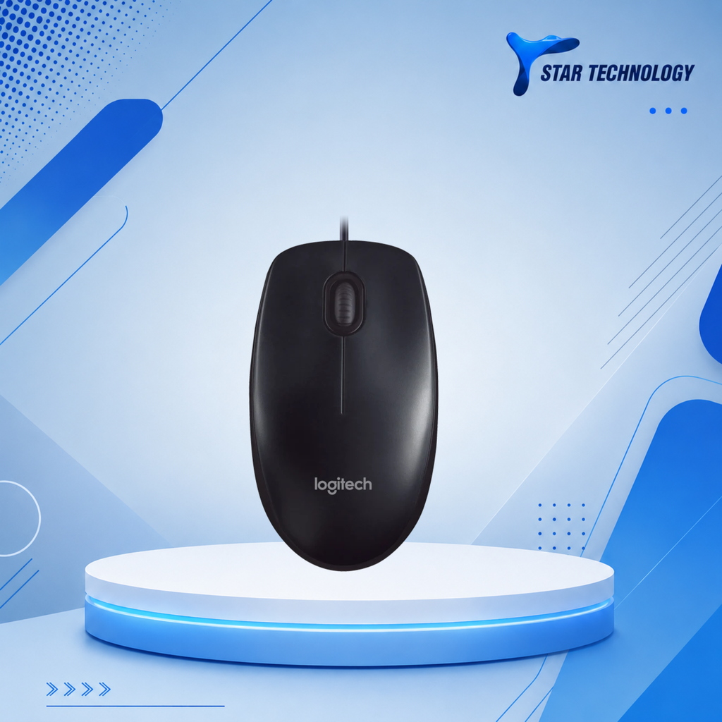 Logitech M90 • USB Wired Optical Mouse – Brand New