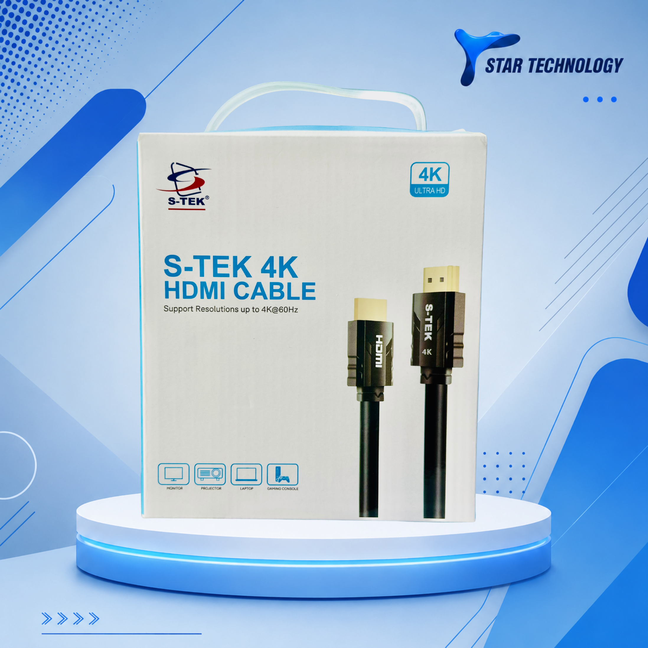 S-TEK 4K HDMI Cable • High-Speed • HDMI Cable with Ultra HD Support • Brand New