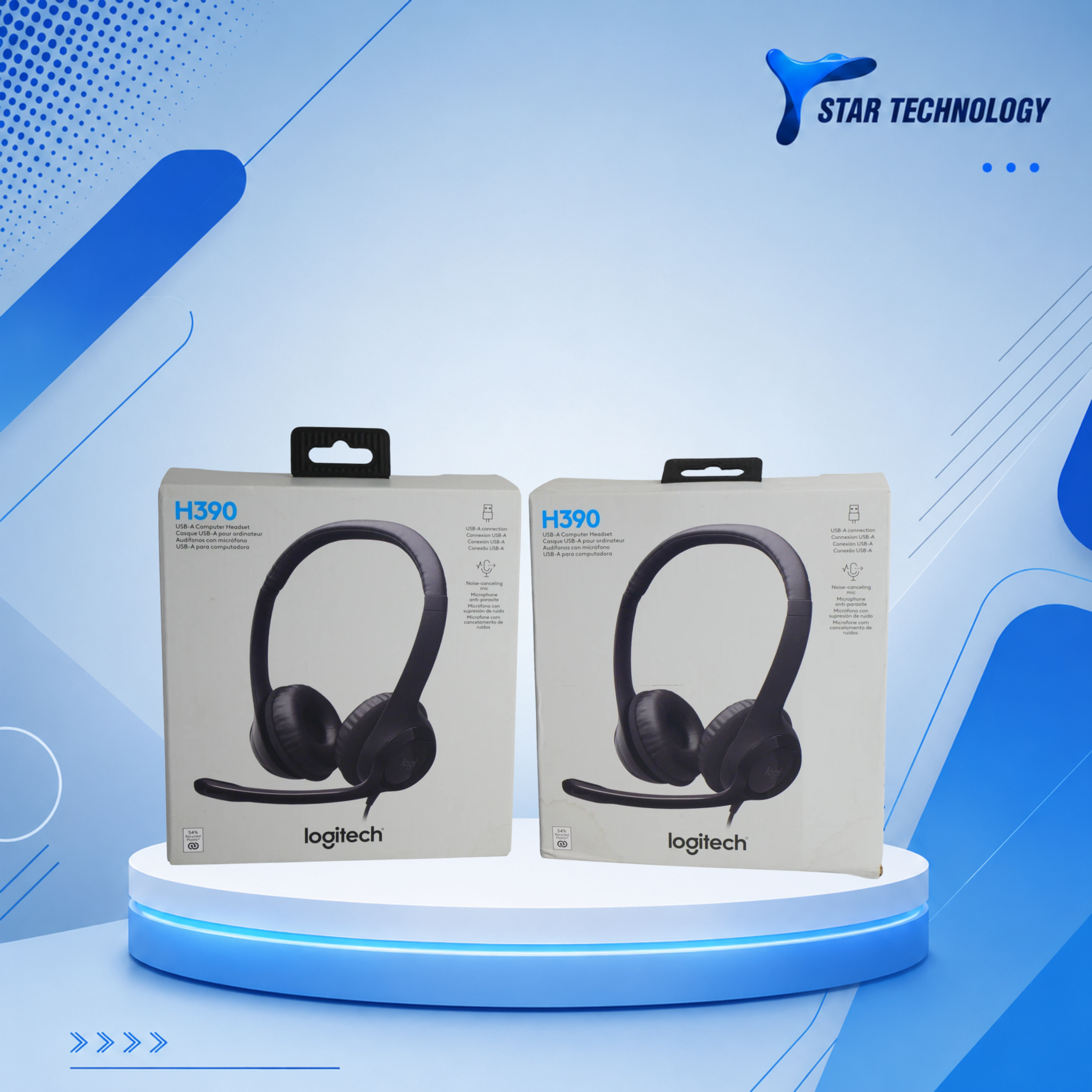 Logitech H390 • USB Wired Headset with Noise-Cancelling • Microphone • Brand New