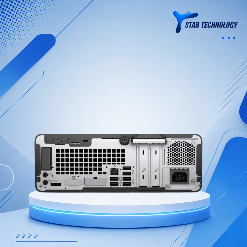HP ProDesk 400 G5 Desktop • Core i7-8th Generation • 8GB RAM • 256GB SSD • With Accessories