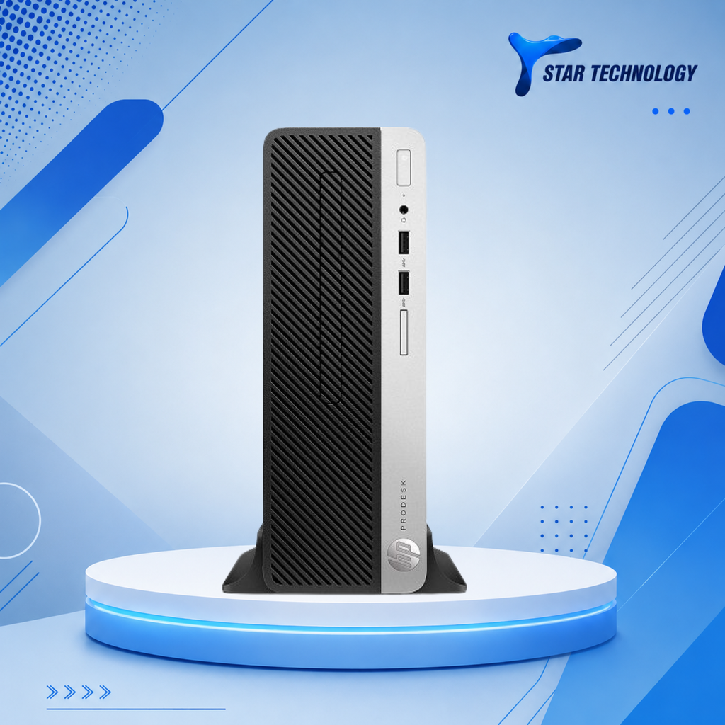 HP ProDesk 400 G5 Desktop • Core i7-8th Generation • 8GB RAM • 256GB SSD • With Accessories