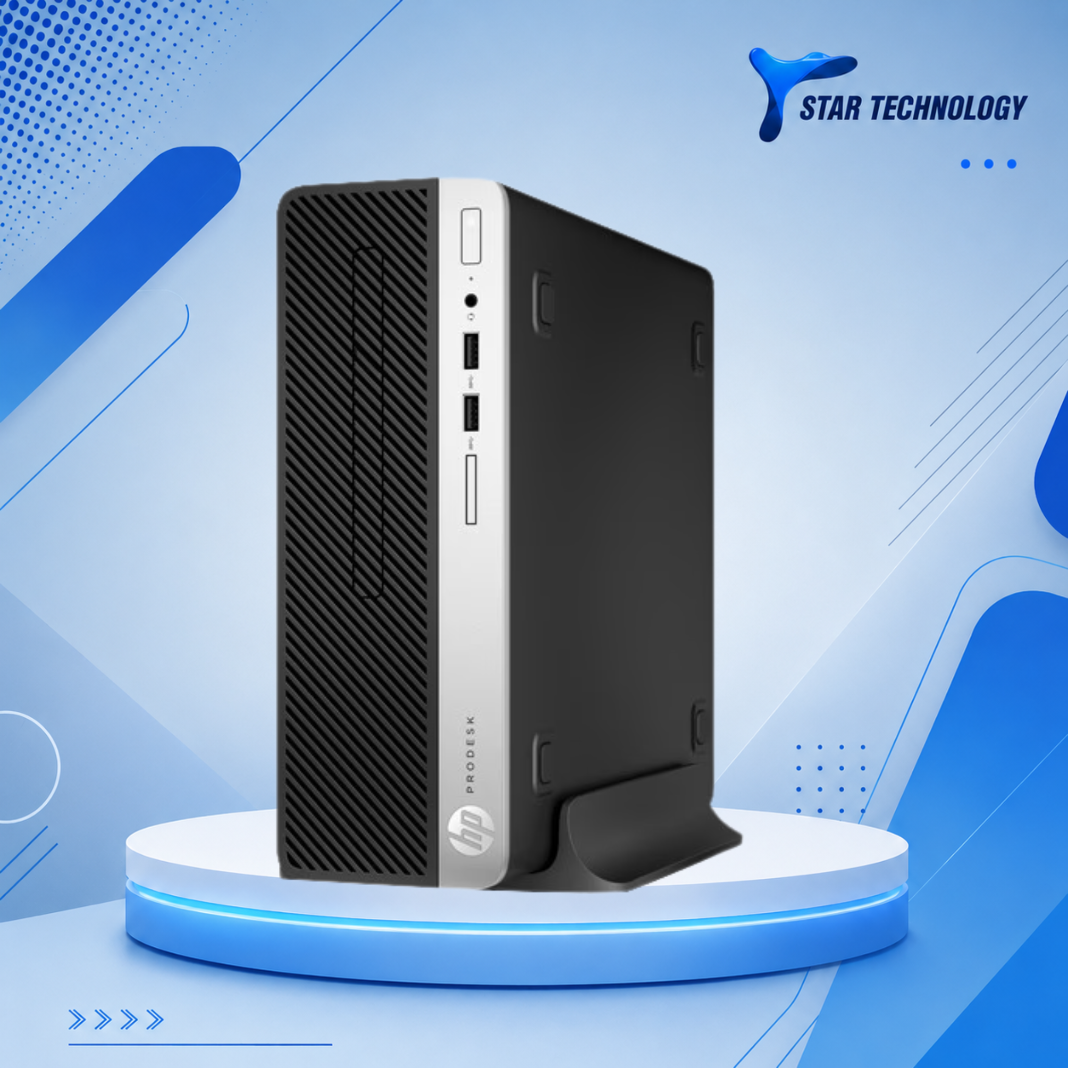 HP ProDesk 400 G5 Desktop • Core i7-8th Generation • 8GB RAM • 256GB SSD • With Accessories